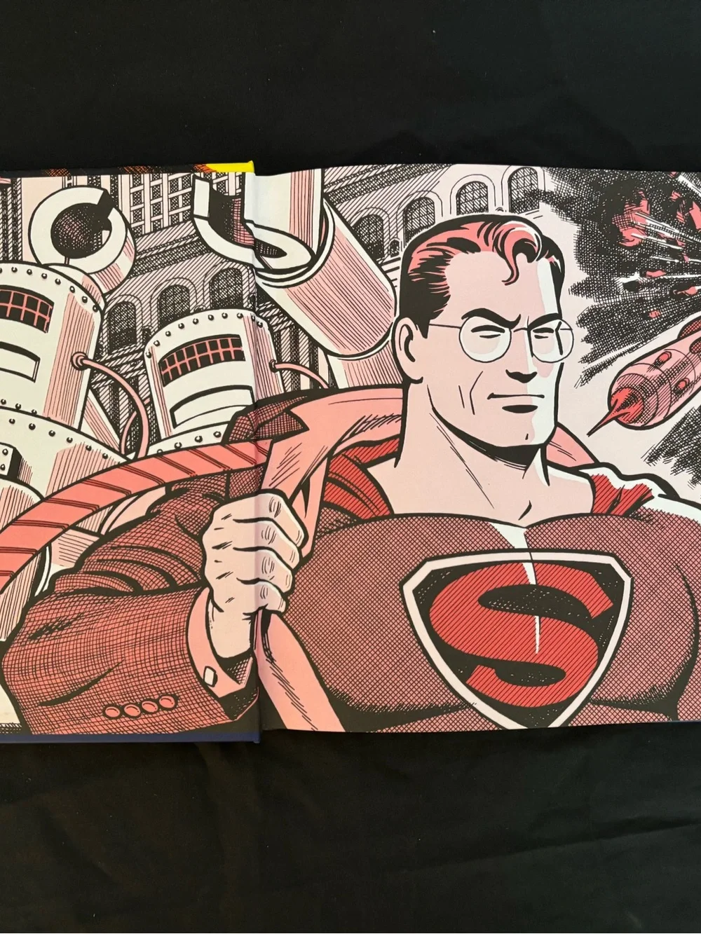Superman Pop Art Canvas Print - Blue & Red